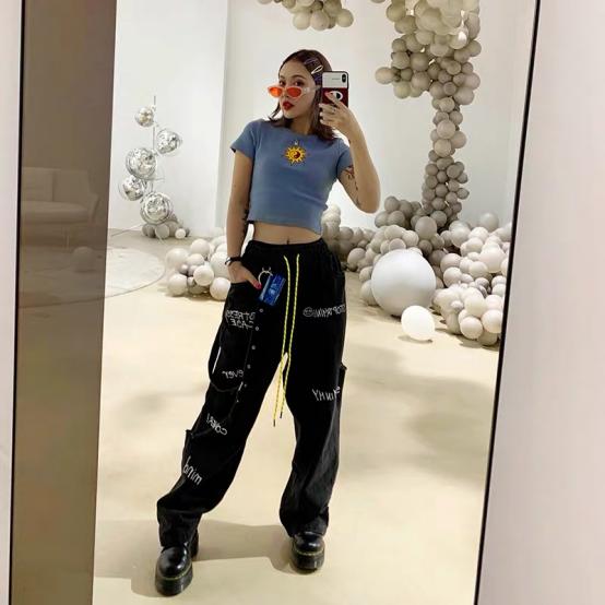 潮流港风穿搭,复古港风休闲显瘦穿搭