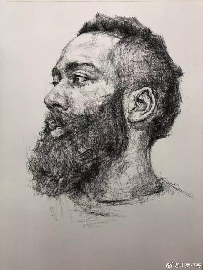 画素描时的动作细节描写作文,最难画的素描质感看看如何表现