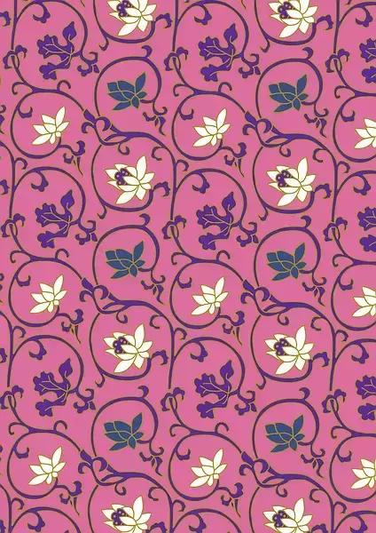 庄重华美的中国古典纹样,东方纹样图植物