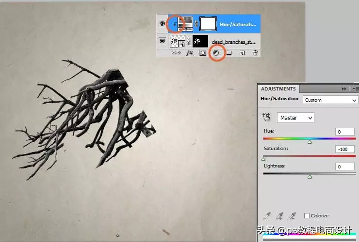 ps怎么把玫瑰变成金黄色,ps蝴蝶和鲜花合成