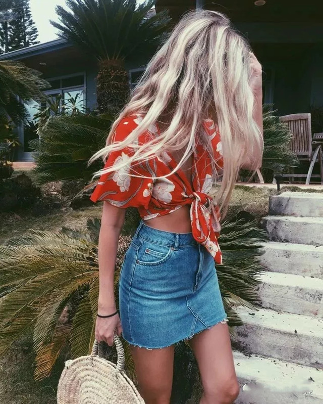 夏威夷蓝色火焰衬衫,夏威夷风衬衫搭配