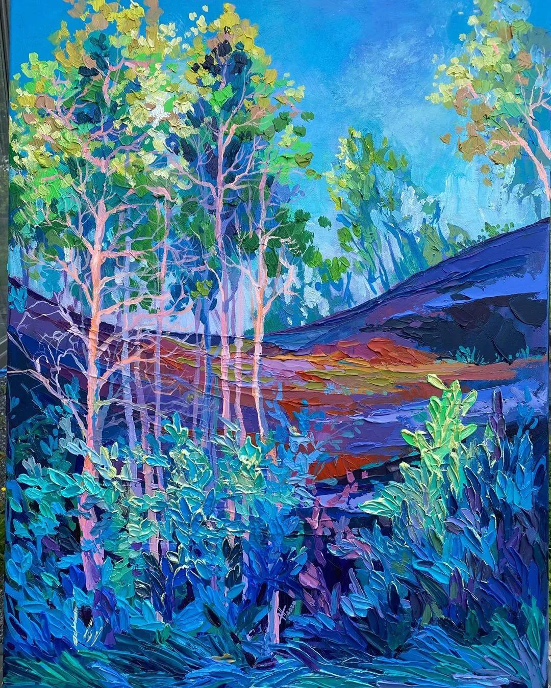 一千元颜料画画,画画颜料全套捡漏