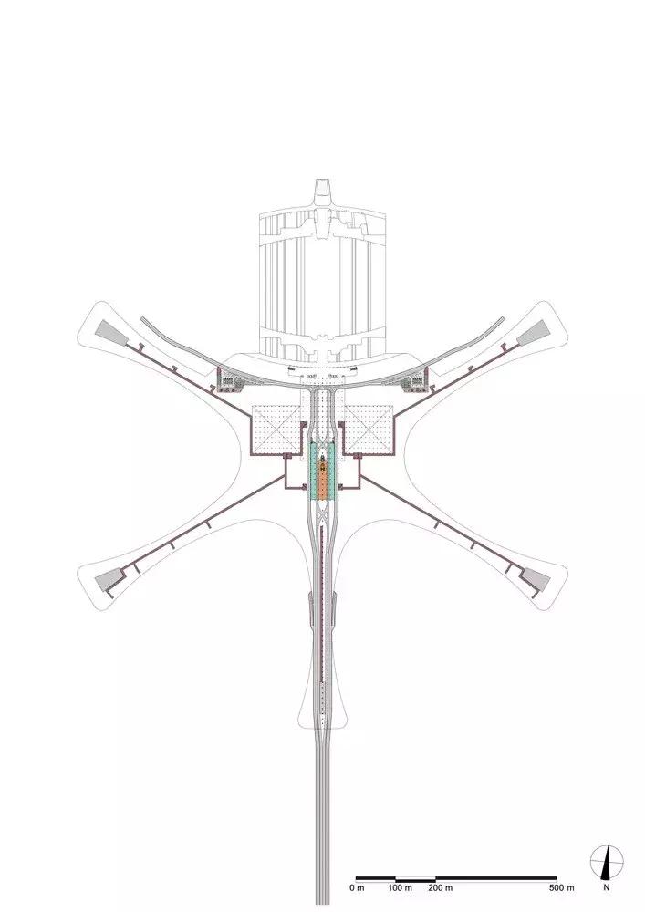 大兴机场平面图纸,北京大兴机场设计图费用