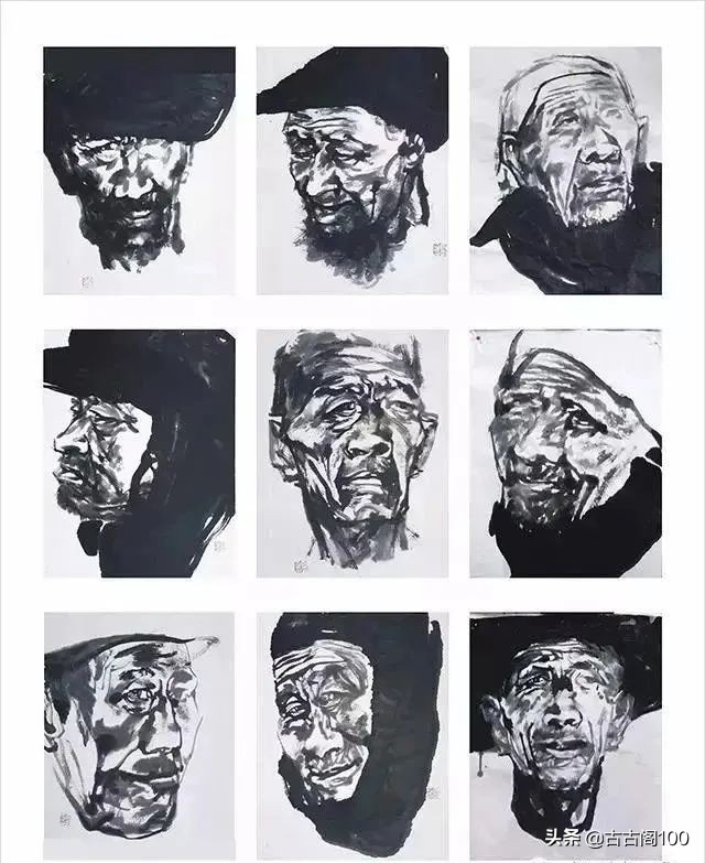 意笔人物高手蒋雪平