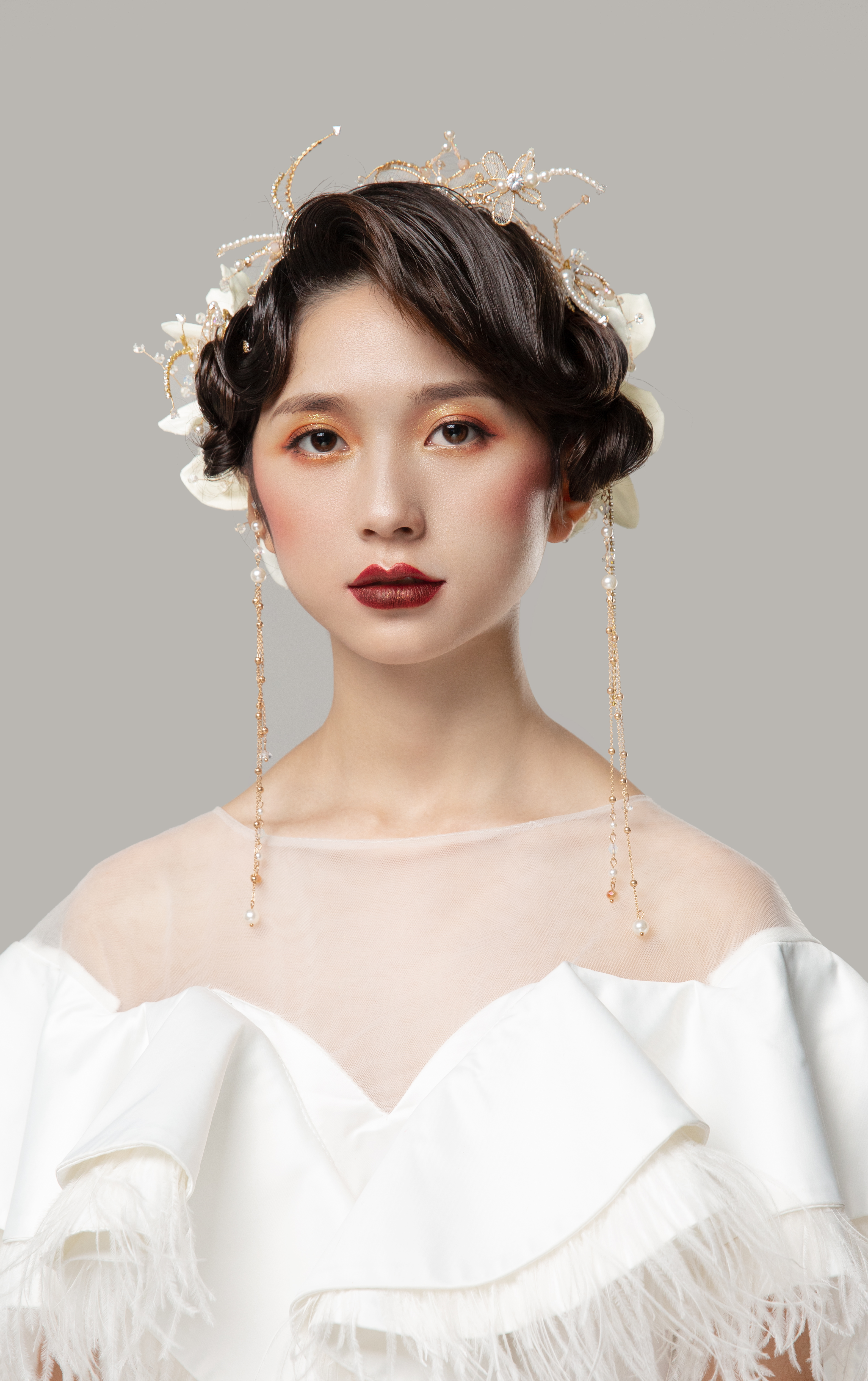 分享一组中式新娘造型美爆了,超惊艳新娘造型