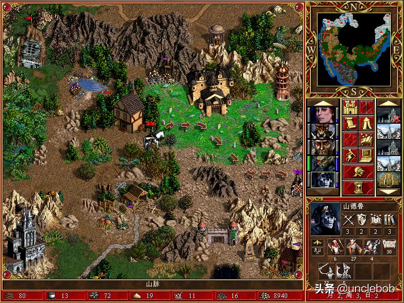 英雄无敌3脆弱平衡失控,电脑瞬间崩盘