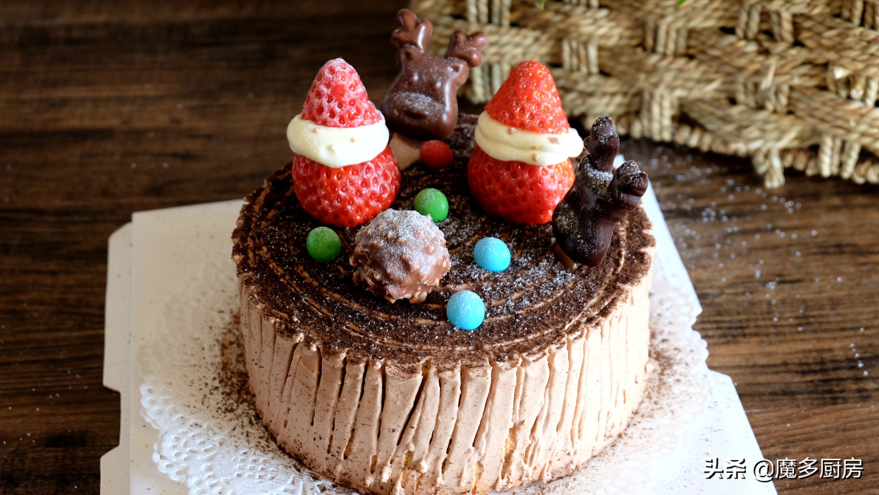 自己在家也能做的圣诞节蛋糕,自制圣诞节蛋糕