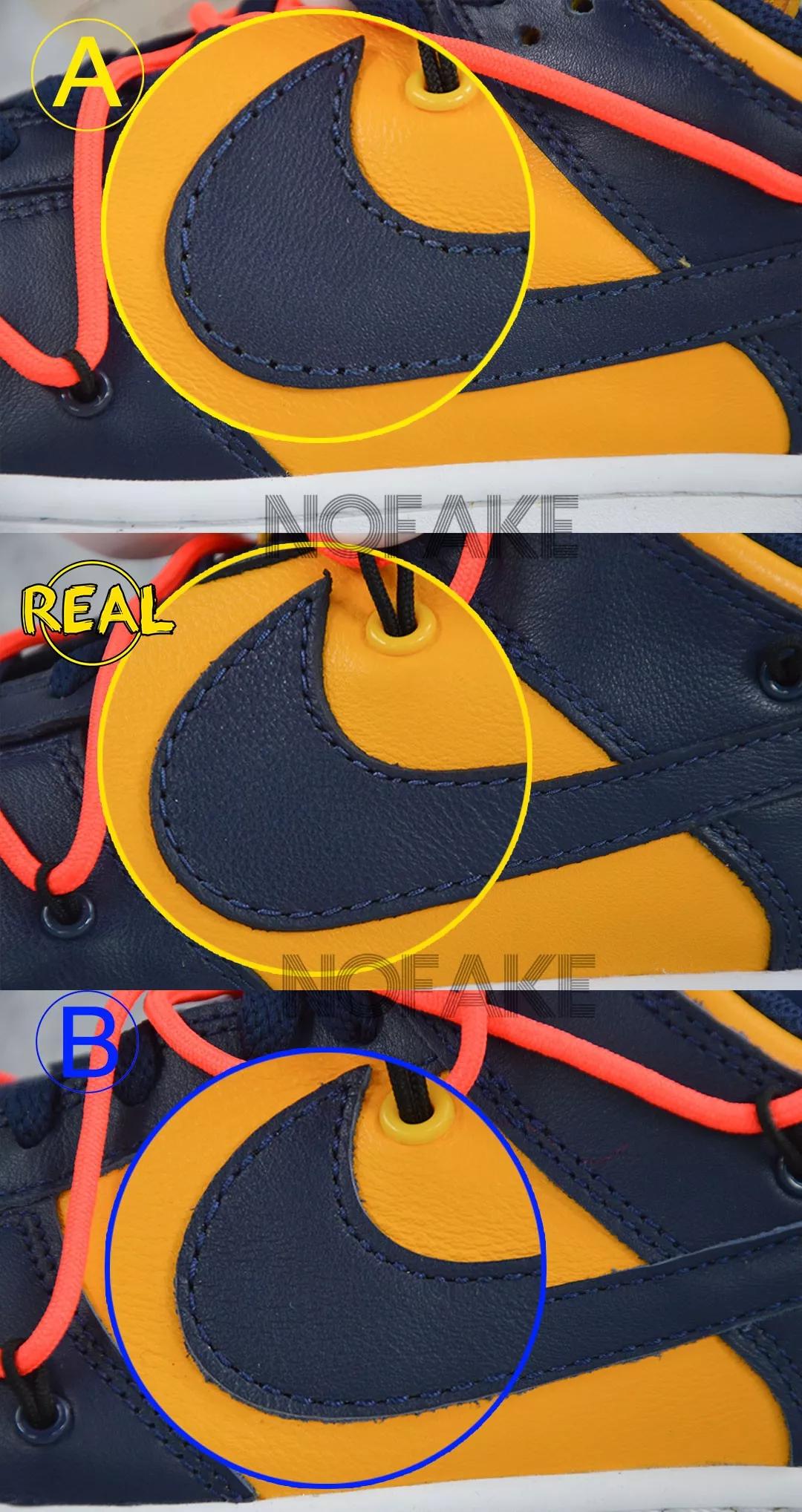 offwhitexnikedunk,nikedunklow黑白绿怎么判断真假