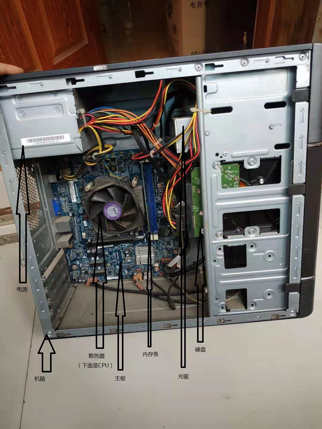 台式机主机由哪些组成,台式机主机哪几部分构成