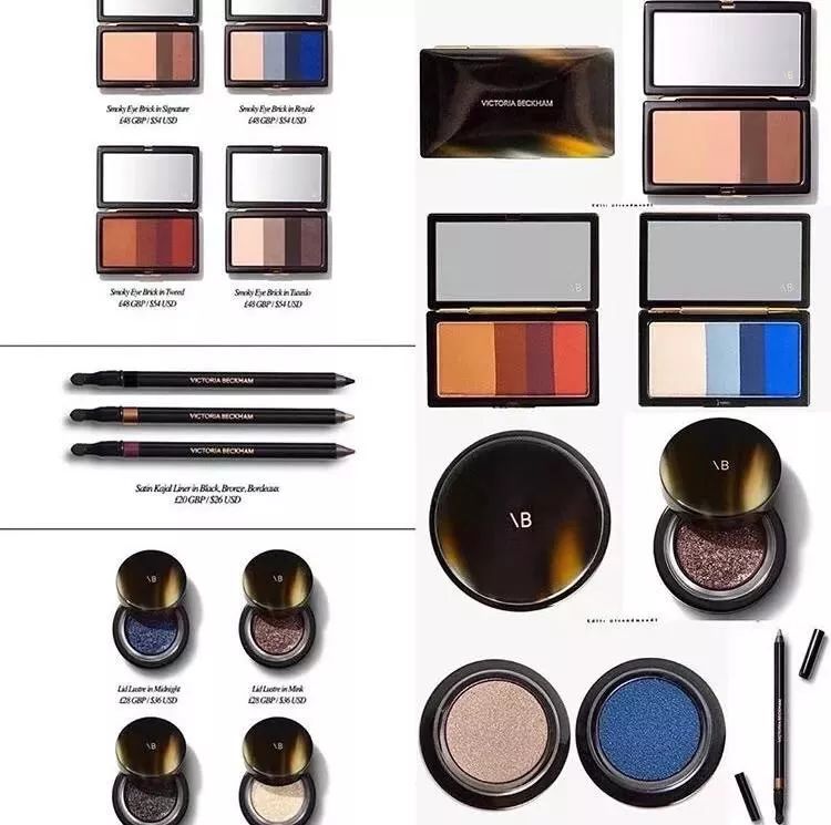 贝嫂美妆品牌大全,victoriabeckham贝嫂四色眼影