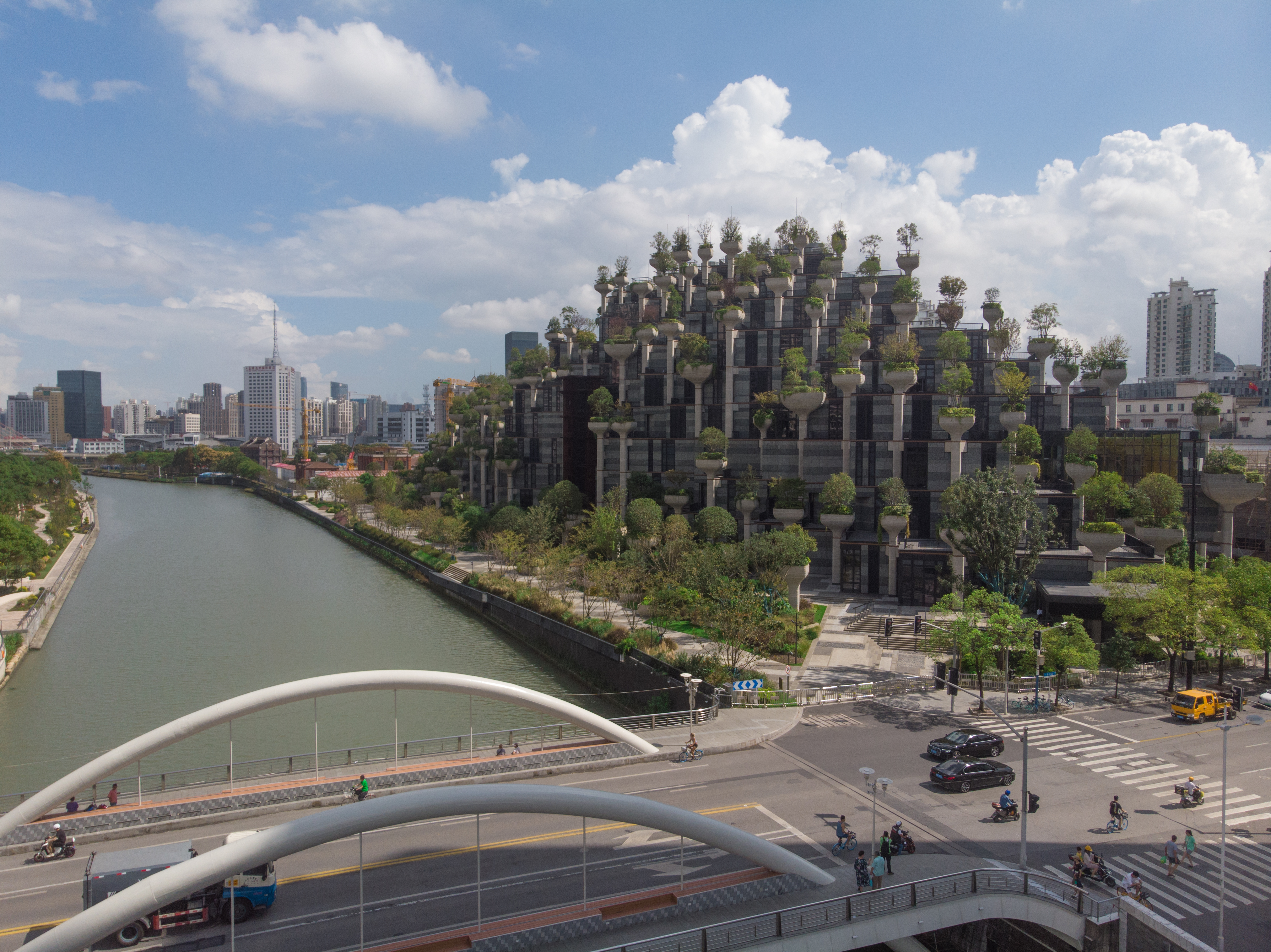 上海网红建筑天安千树,天安千树网红地址