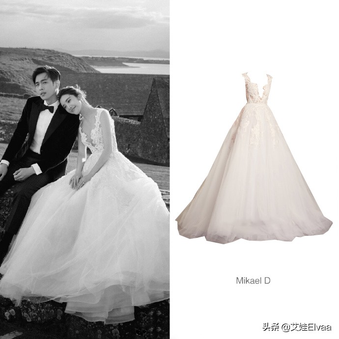唐艺昕张若昀结婚礼服,张若昀唐艺昕同款婚纱照