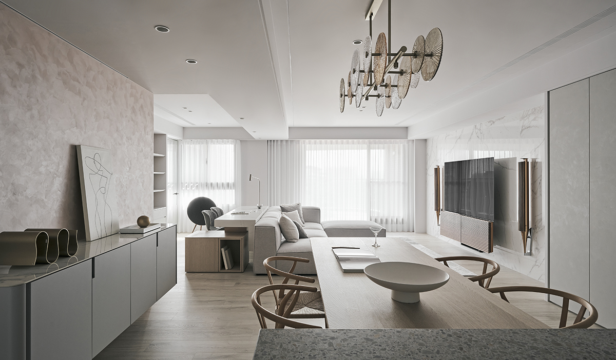 客厅设计现代简约风格没有电视,传统客厅设计比较实惠