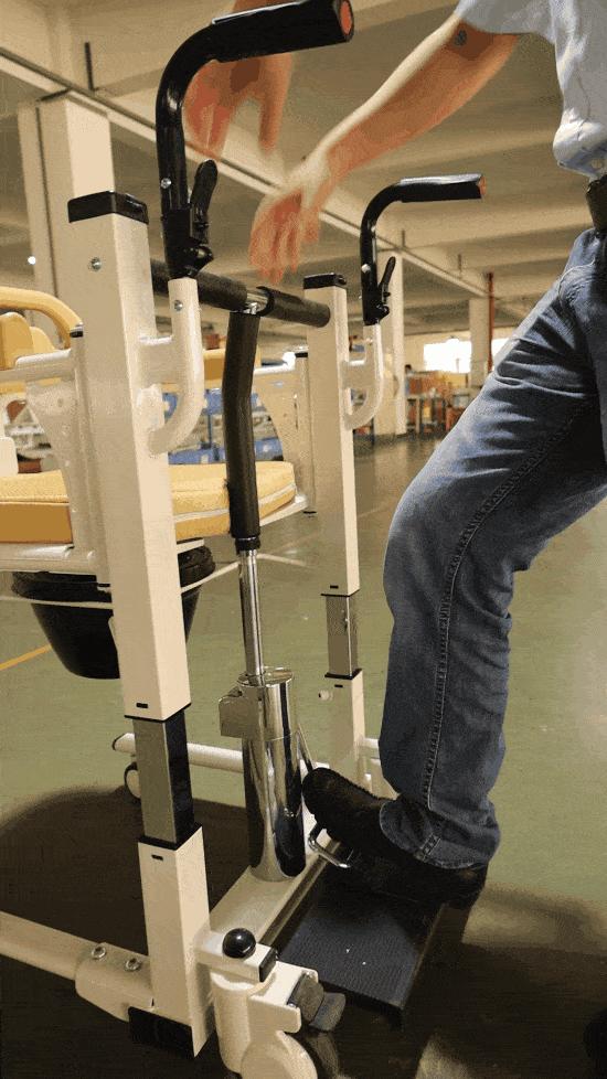 达浩电动移位机,老年人便捷移位车