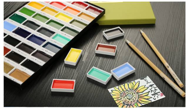 水彩初学者入门工具推荐,入门水彩工具水彩颜料