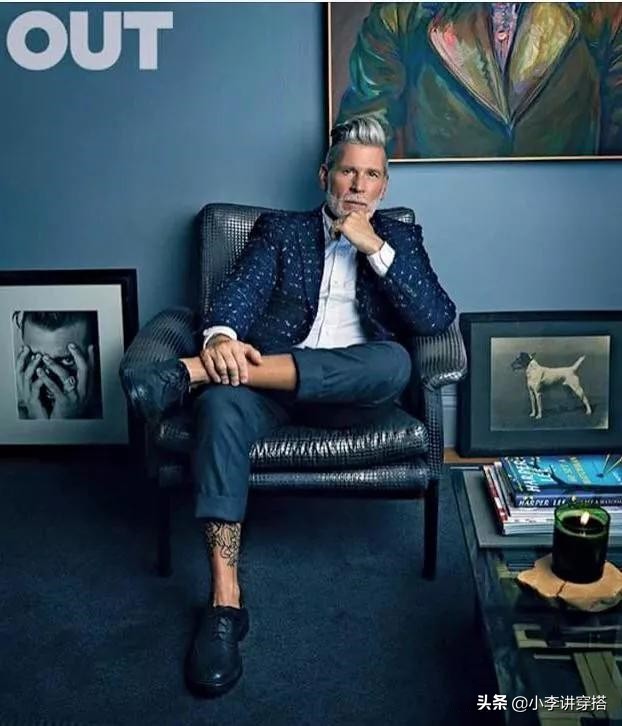 56岁尼克大叔穿衣,最会穿衣的老头尼克