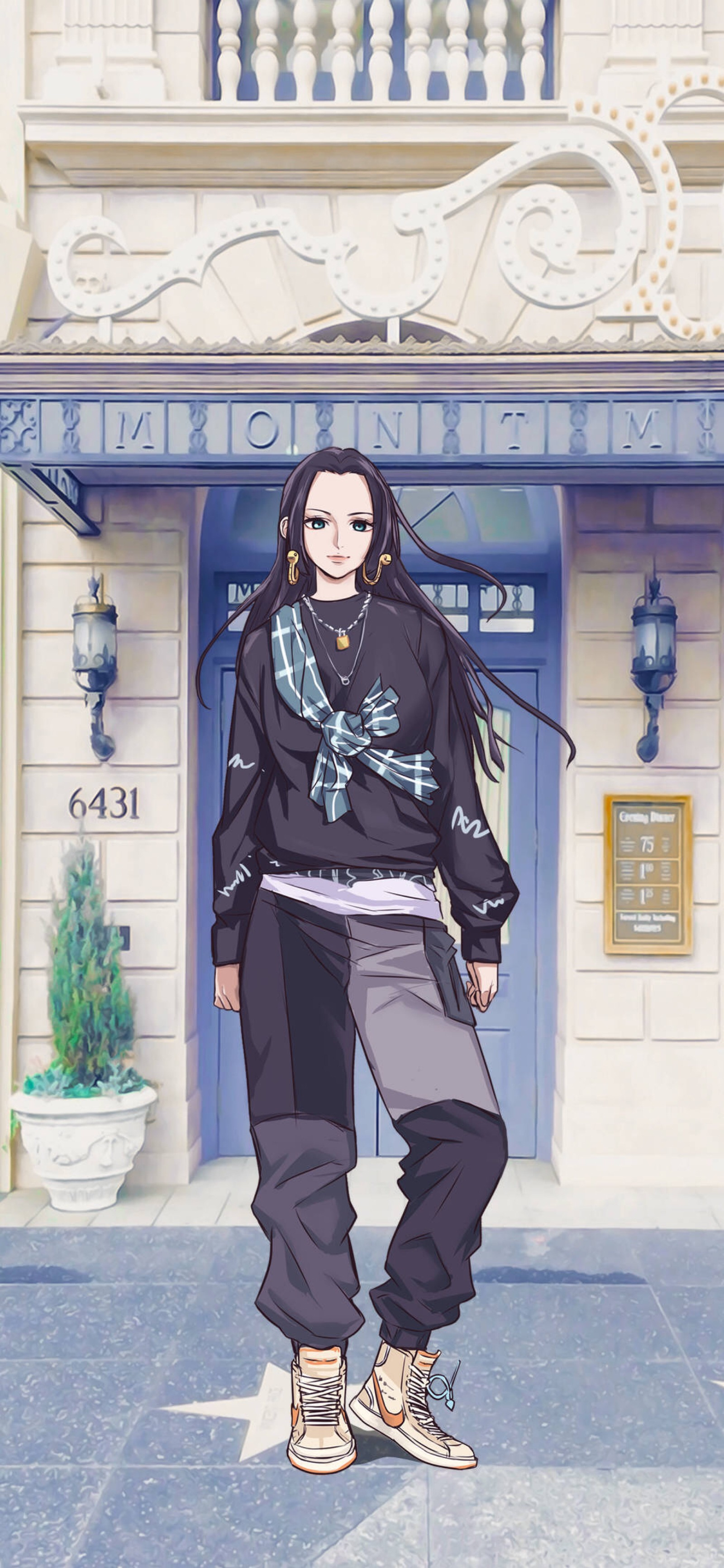 海贼王女帝穿潮服,女帝不良人壁纸海贼王