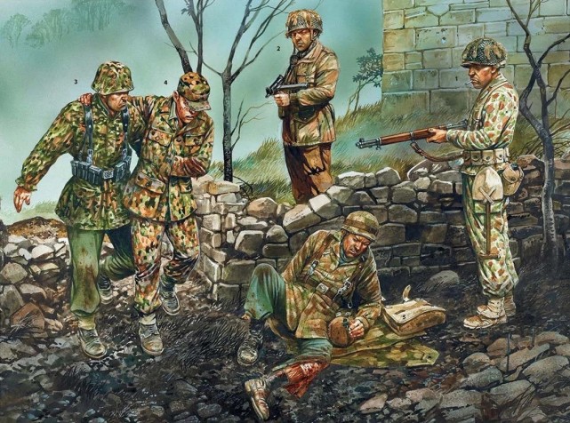 德军迷彩服伪装性非常好,二战德军野战服简史