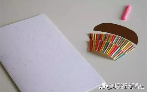 幼儿园小朋友过生日手工贺卡,生日贺卡蜡烛立体