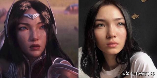 刀妹前后对比,刀妹cg原型