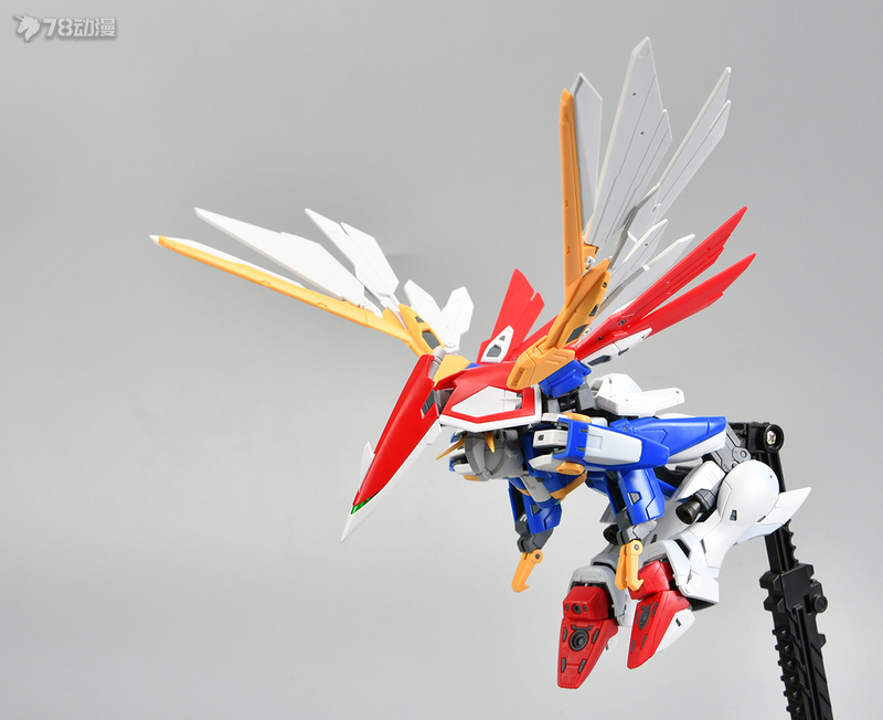 万代高达rgrx78-2,万代rg飞翼零式高达