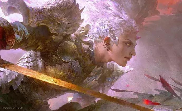 他的手绘原画太牛了，笔下美*欲人**欲飘仙，色调与笔感美煞无数网友