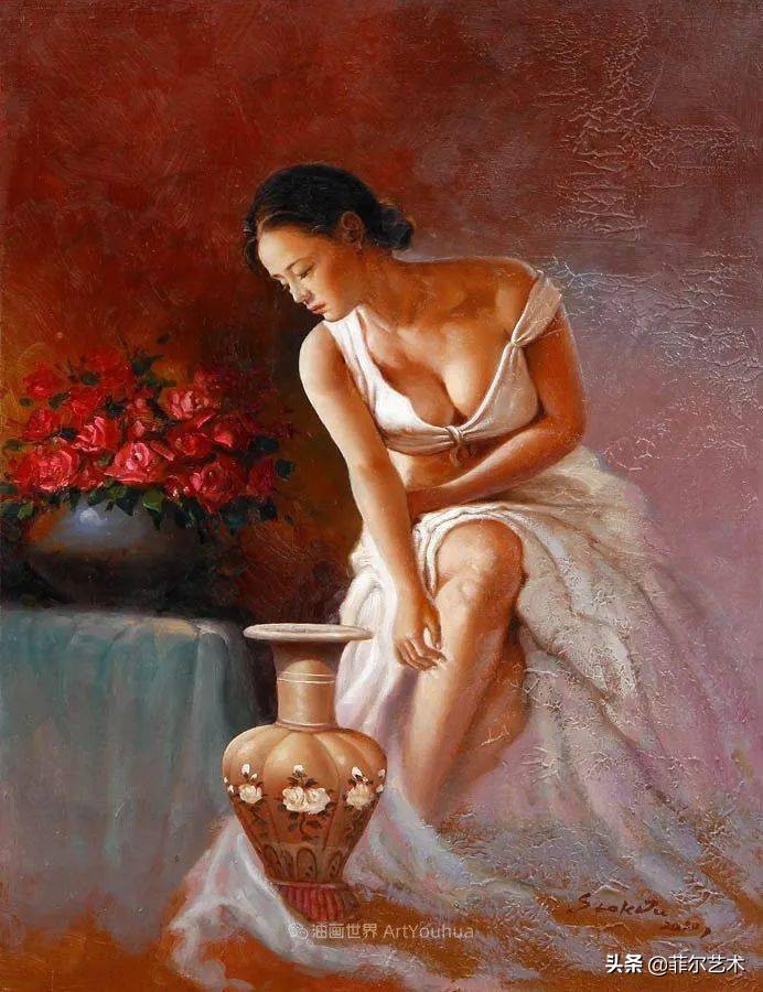 韩国画家朱世柱的作品非常出色，温暖、音乐和神秘