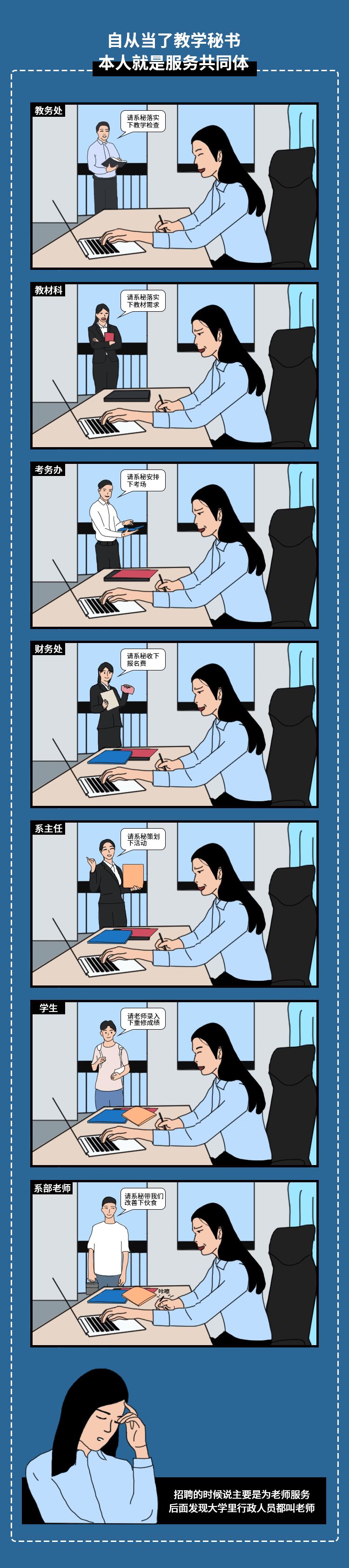 大学教学秘书真实生活图鉴