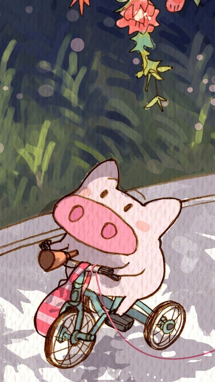 卡通壁纸幸福,插画壁纸爱情壁纸