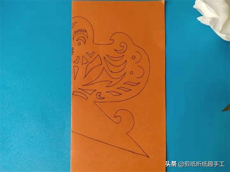 “大鹏一日同风起,扶摇直上九万里”,分享风筝剪纸教程