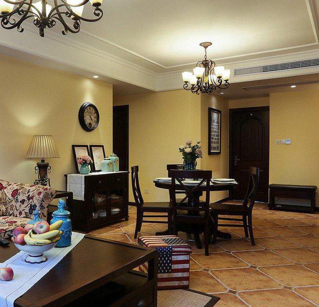 128平美式乡村风格,122平美式乡村风格