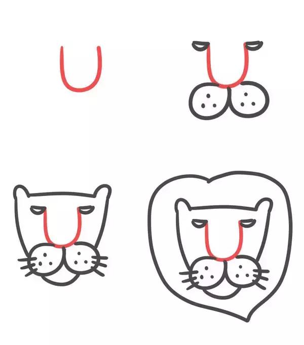 字母动物简笔画,字母变动物简笔画