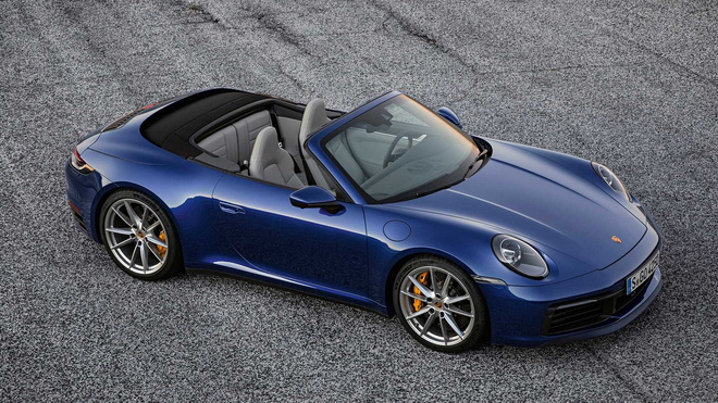 2020保时捷911cabriolet街拍,porsche911
