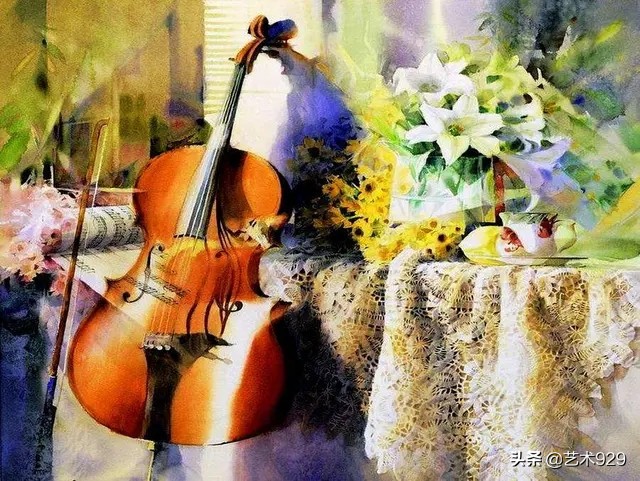 韩国水彩画家misulbu作品欣赏,韩国水彩画风景作品