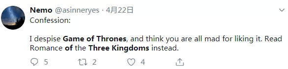 老外吐槽权游烂尾,外国网民评论三国和权游