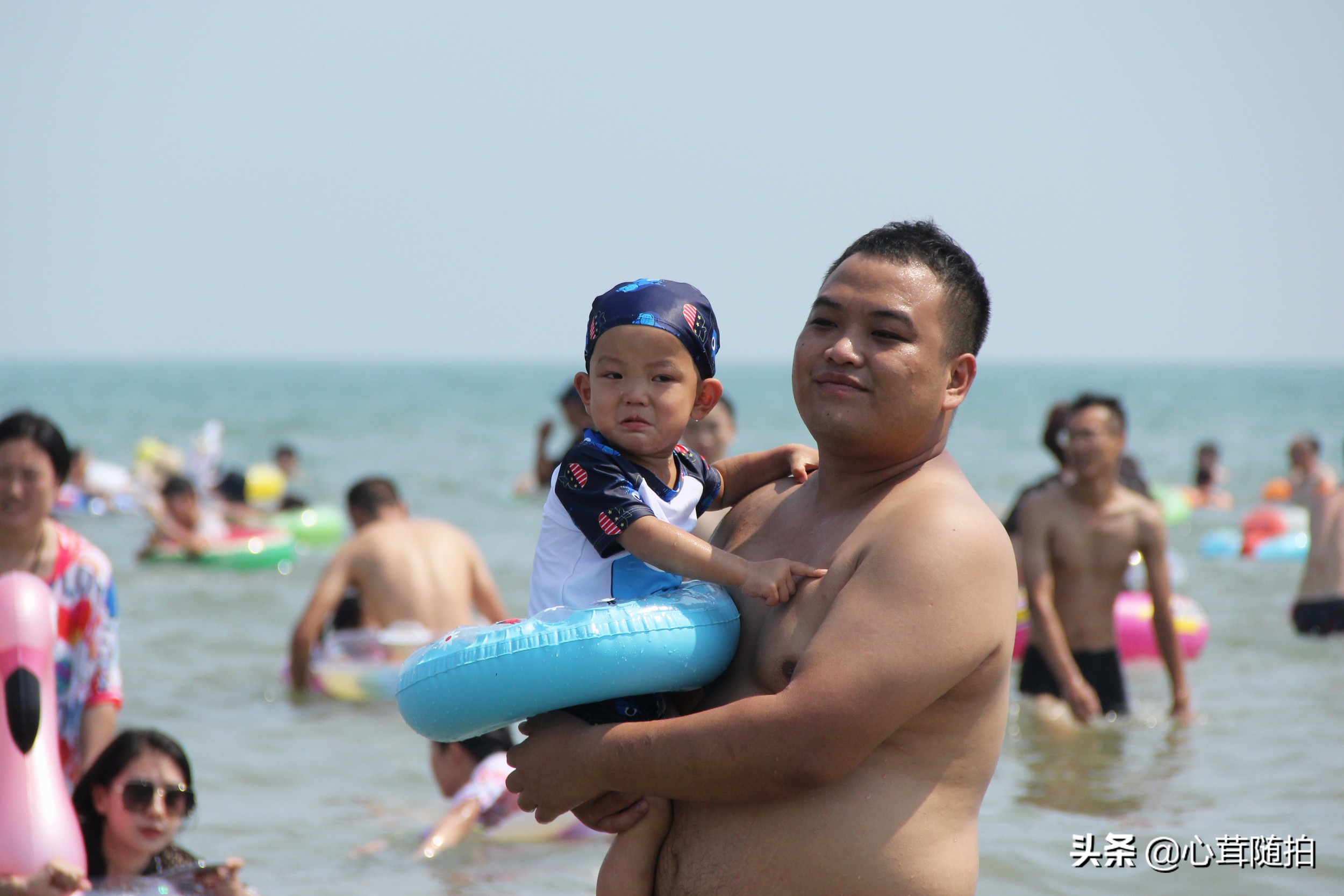 青岛市的金沙滩,金沙滩海边生活