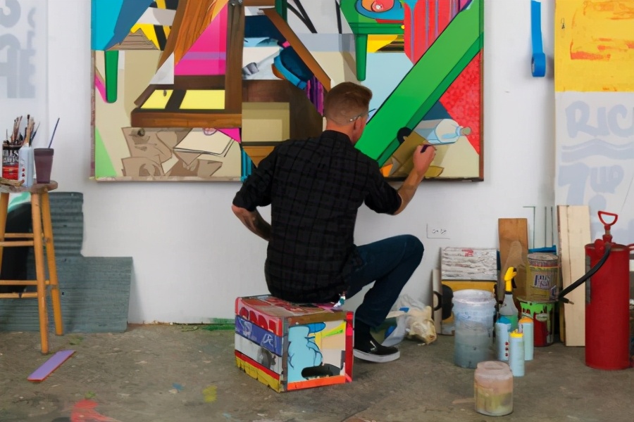 嘻哈风彩色着装,嘻哈色彩潮牌服饰