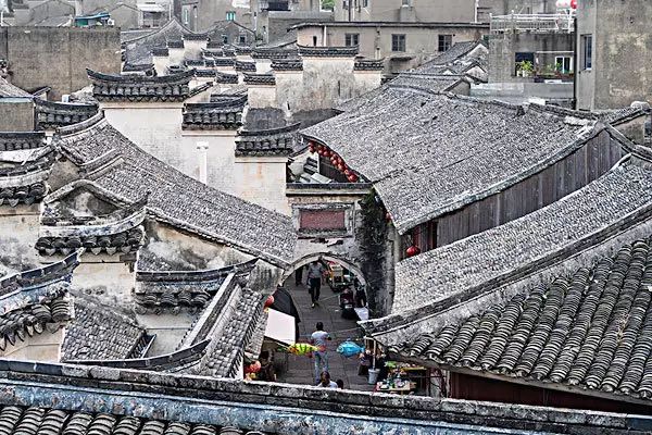 宁波附近古镇石浦渔港古城,宁波古镇