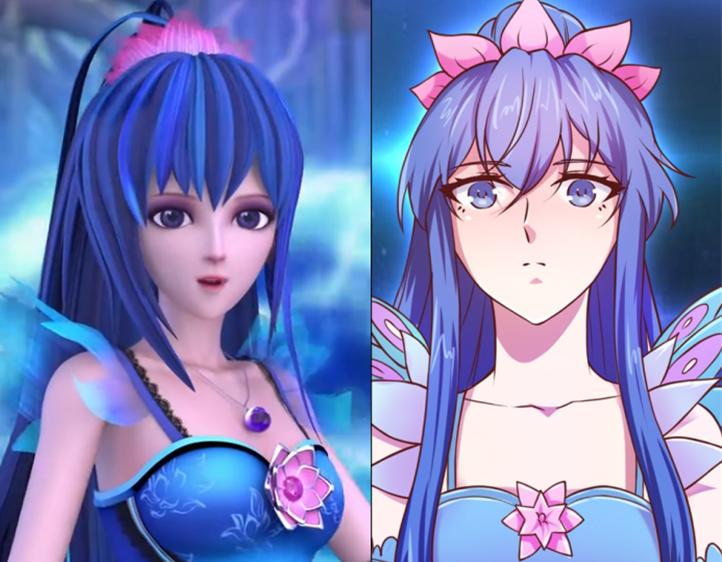 叶罗丽精灵梦第9季孔雀与白光莹,叶罗丽白光莹漫画图