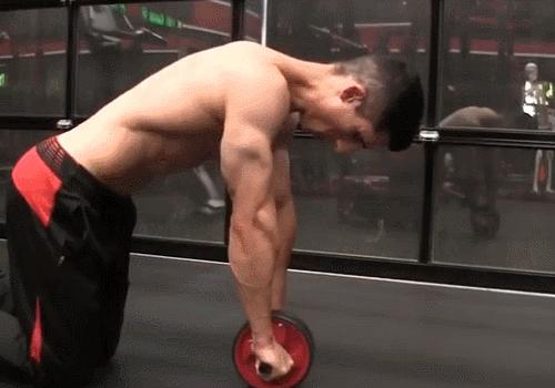 健腹轮真的可以练到腹肌吗,健腹轮太厉害了腹肌全练出来了