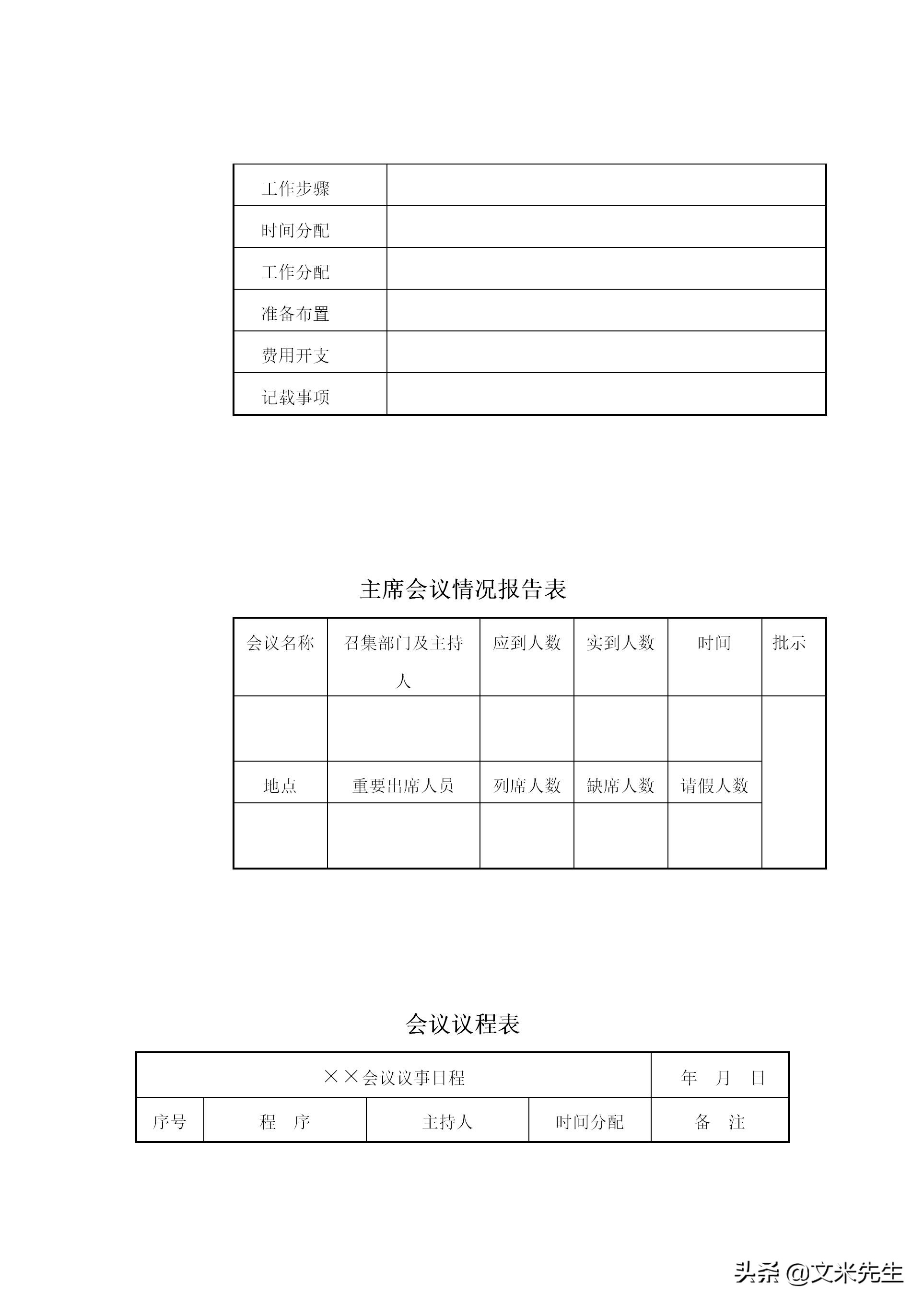 行政管理常用表格有哪些,行政管理制度表格流程规范大全图