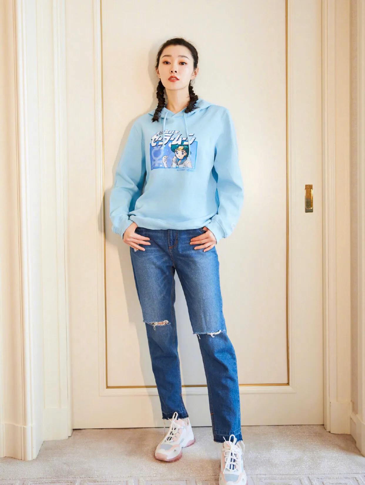 宋轶同款双马尾麻花辫,宋轶时尚穿搭可爱风减龄