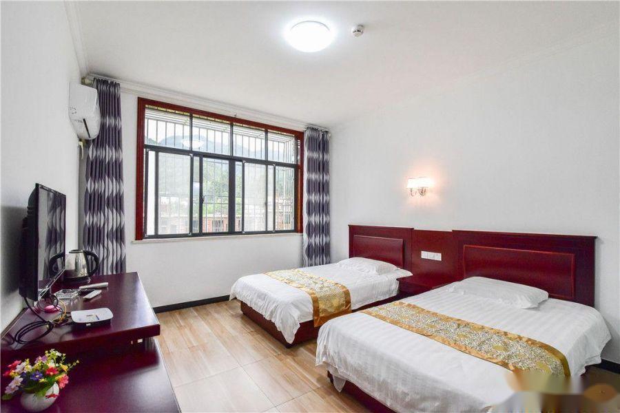 石台县牯牛降风景区农家乐哪家好,牯牛降田园风光