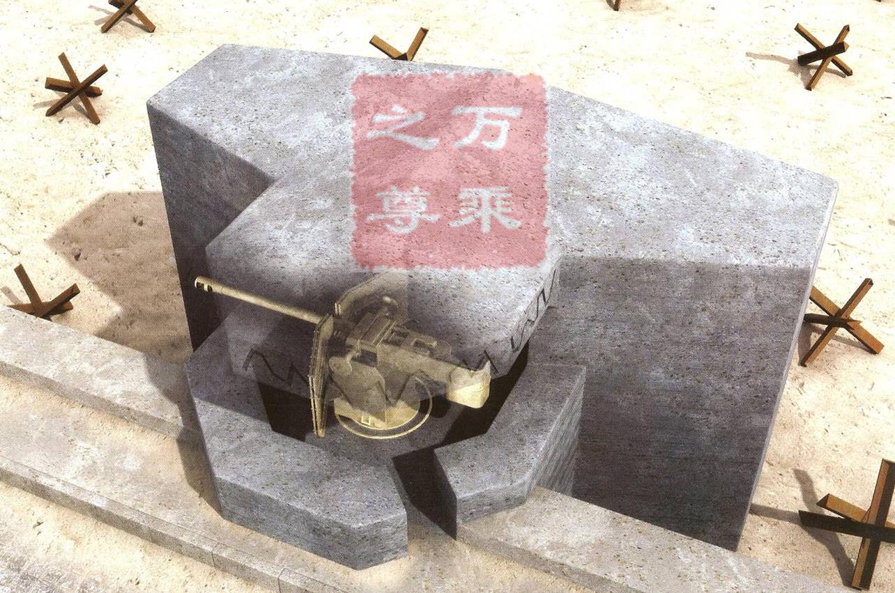 德军登陆诺曼底海滩,诺曼底海滩防御