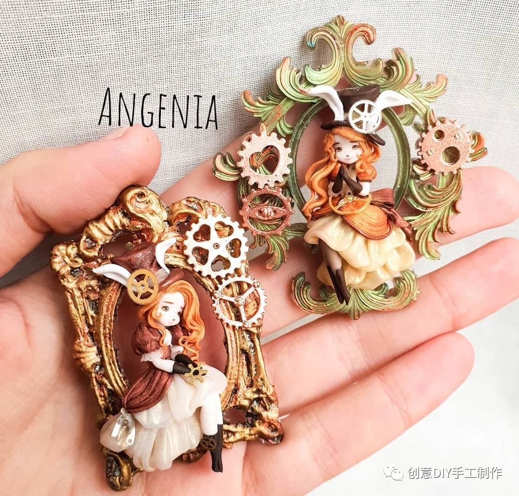 独一无二的软陶饰品,唤醒公主梦