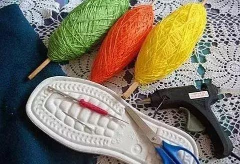 毛线拖鞋钩针方法视频教程全集,钩拖鞋能不能用4.0的钩针