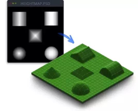 ps三维地图地形生成,ps三维地图插件