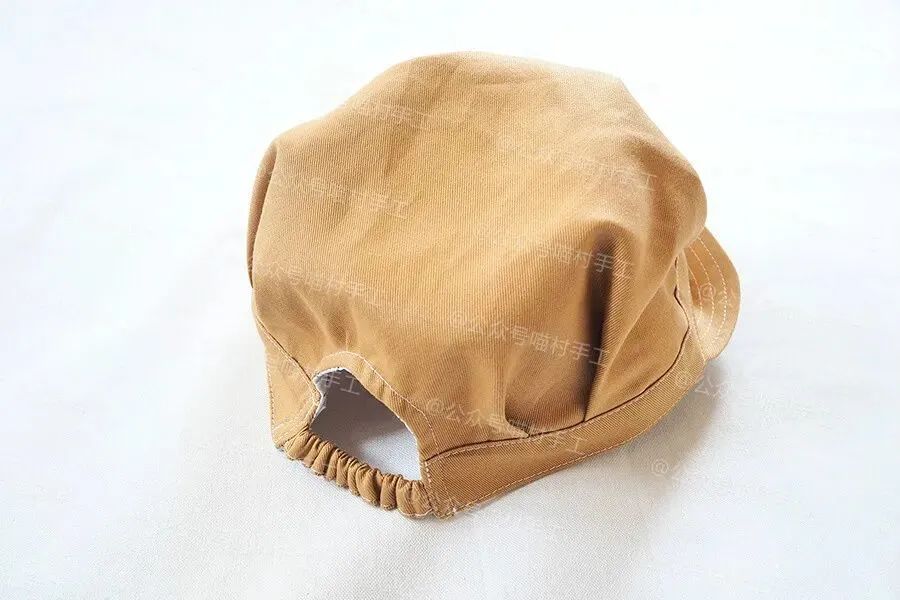 儿童贝雷帽的制作与裁剪图,英式报童帽制作方法