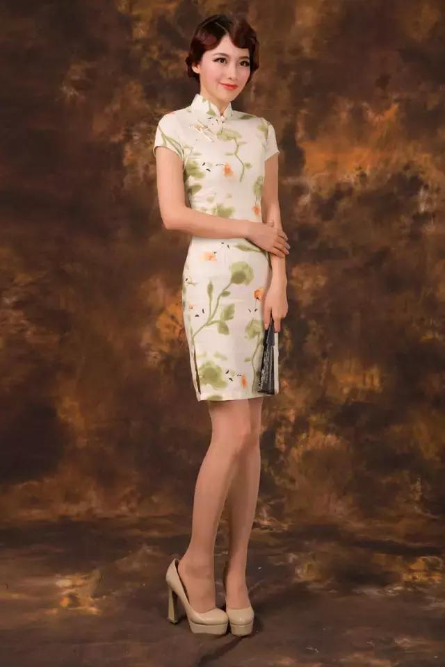 新中式旗袍图片大全,惊艳新中式旗袍