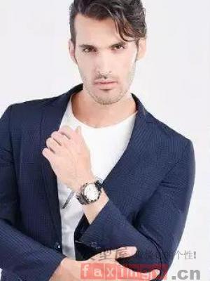 男生微分定位烫,港风发型男士定位烫